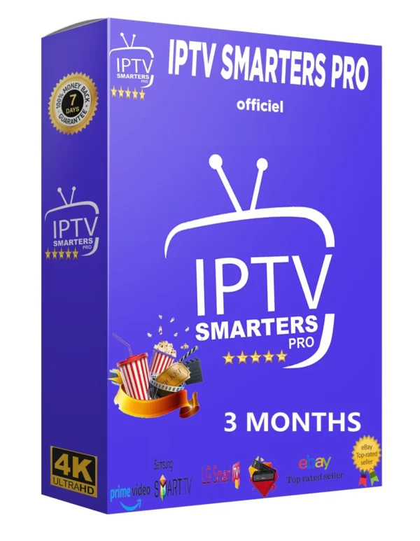 IPTV Smarters Pro 3 Mois – Image 2