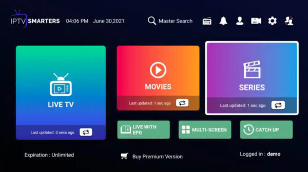 IPTV Smarters Pro 6 Mois – Image 2